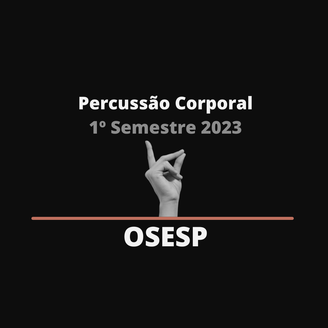 Curso Percussão Corporal - 01/2023