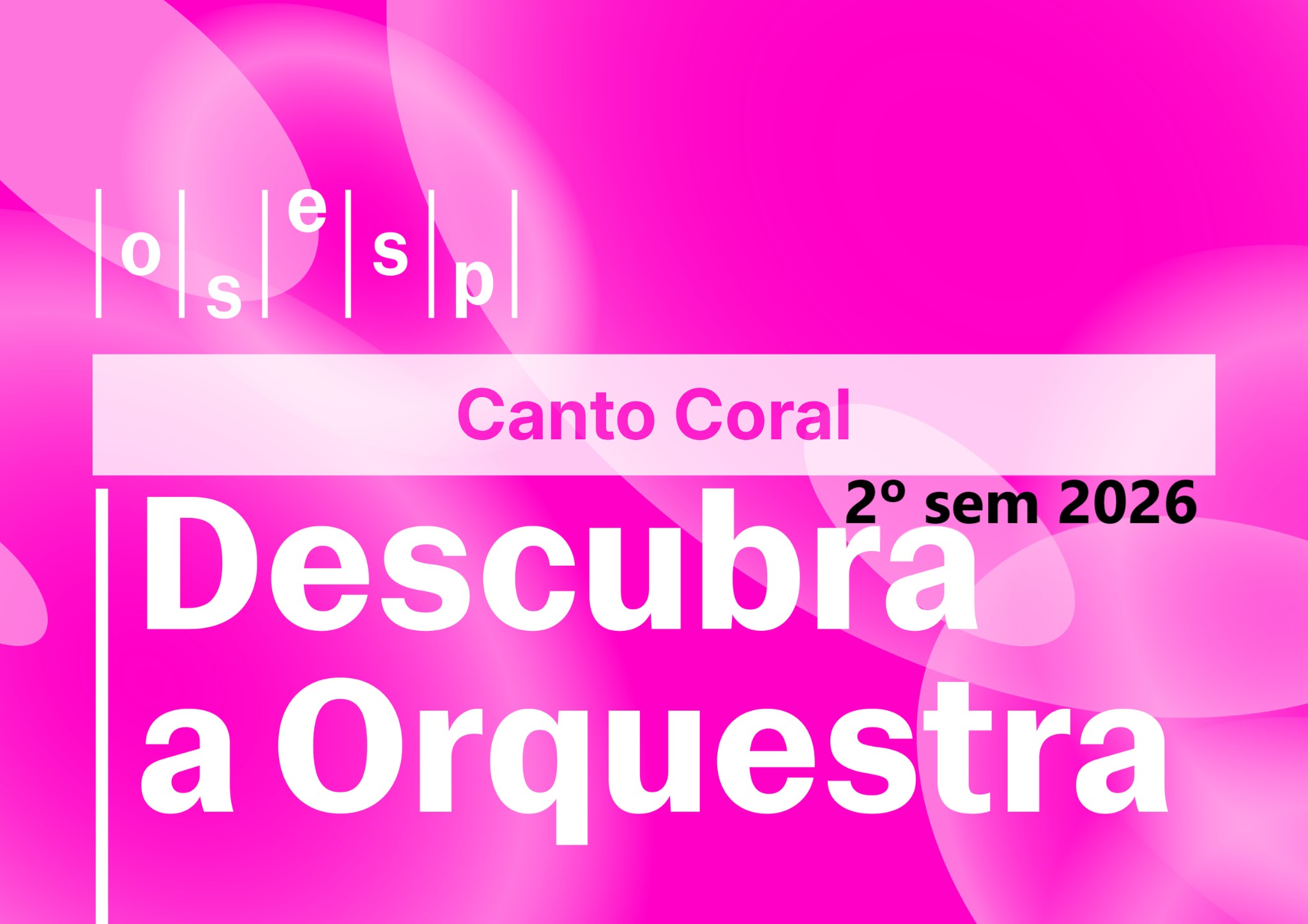 Curso Apreciação Musical Canto Coral 2º/2026